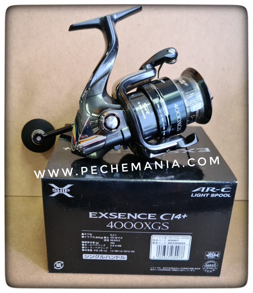 moulinet shimano exsence c14+ 4000 xgs - Pechemania