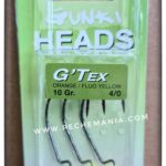 GUNKI G'TEX ORANGE/FLUO YELLOW 10 grs 4/0