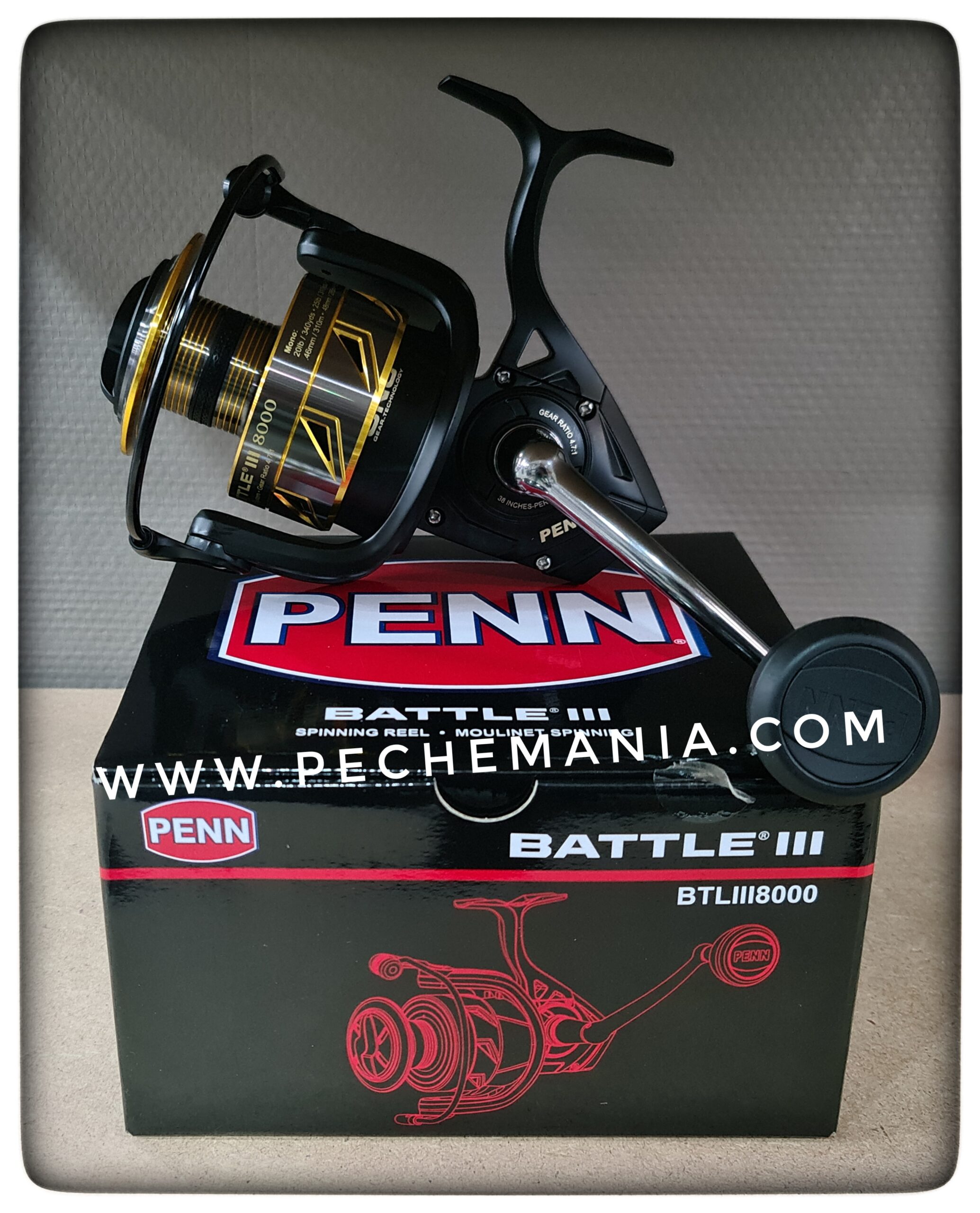 Penn Battle III Spinning 8000 - Pechemania