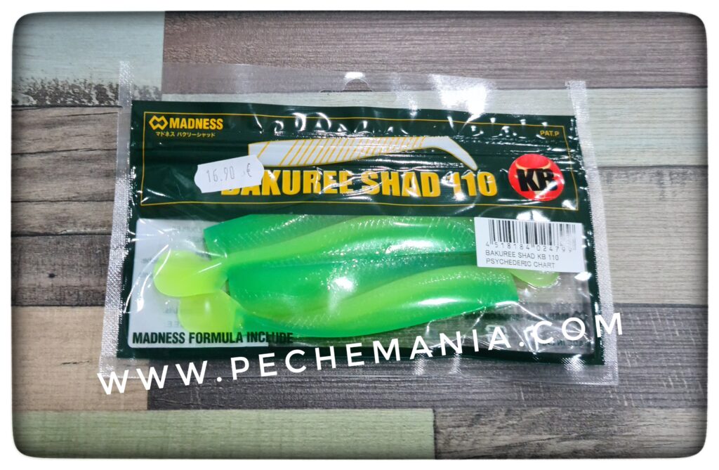 Leurre Souple Madness Bakuree 110 TINSEL BROWN - Leurres Souples