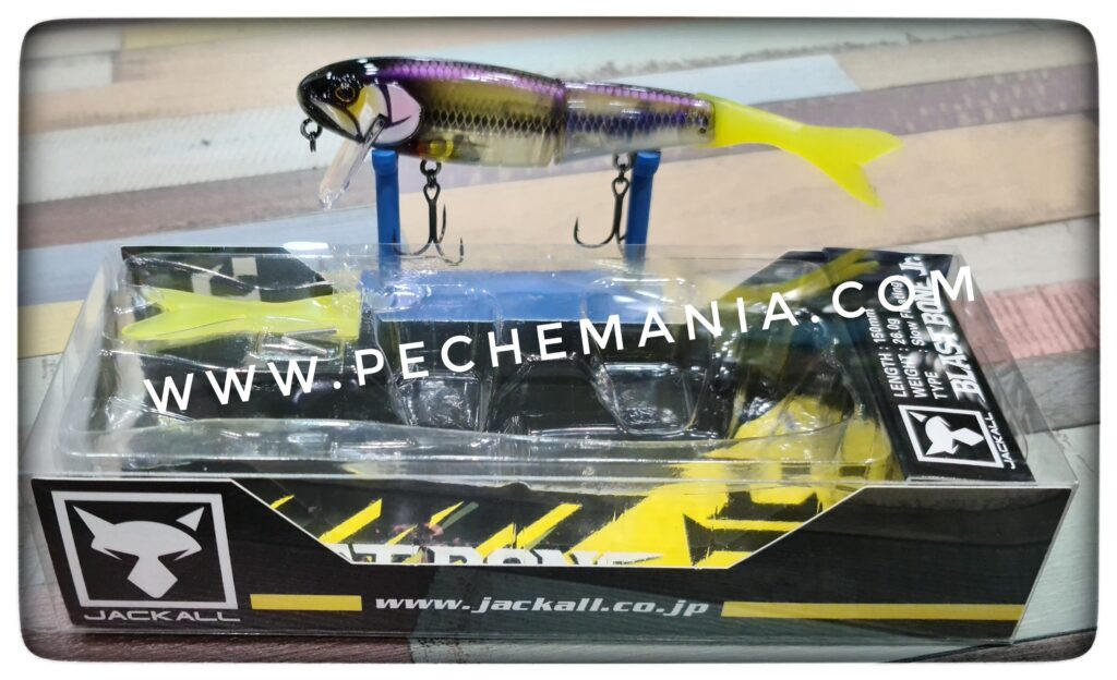 Leurre Flottant Jackall Blast Bone Jr SF – 26g / 150mm – Couleur Pol Natural Shad – Neuf