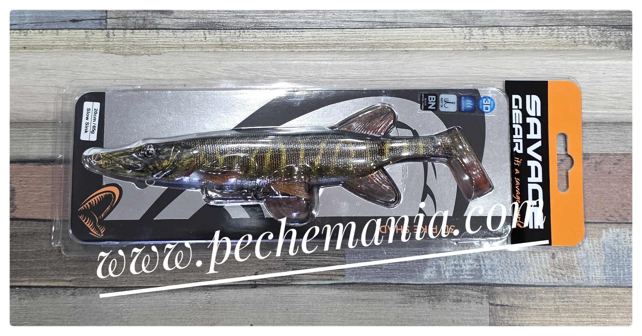 SAVAGEAR 3D PIKE SHAD 20CM – Image 2